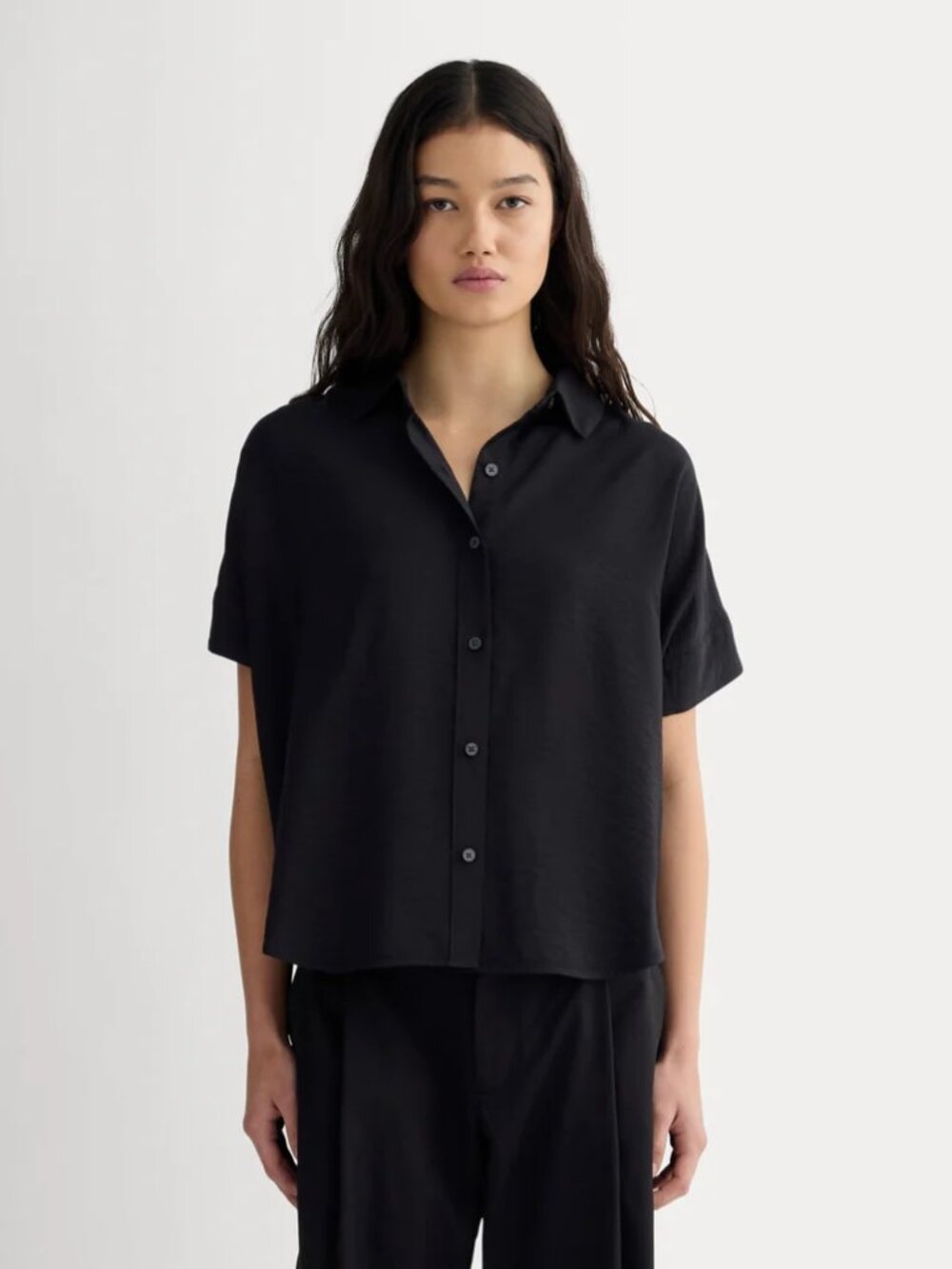 NWOT EVERLANE The Square Shirt in SoftLuxe size 00